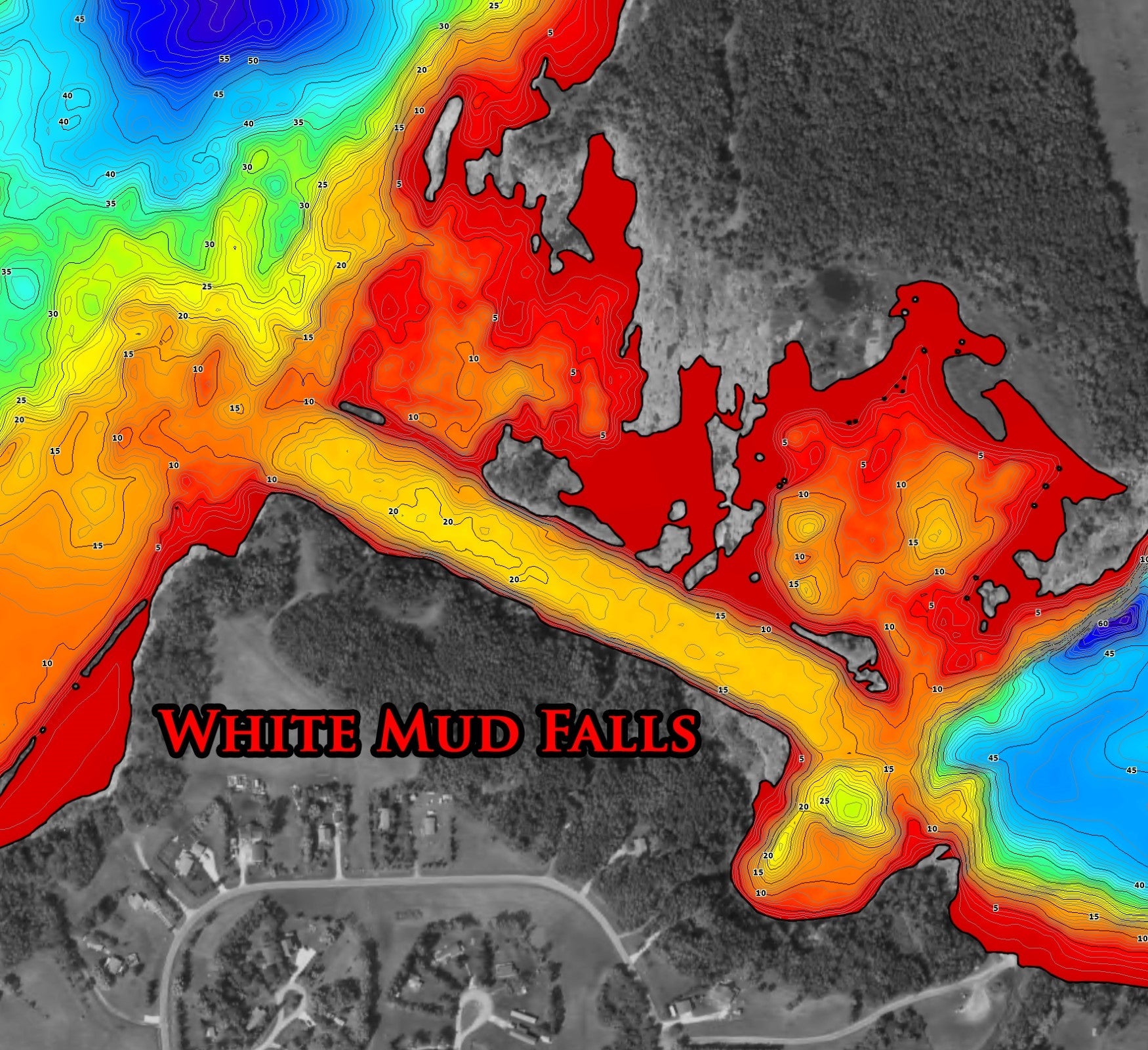 AEM Pine Falls Reservoir (Bundle; Winnipeg River) Map by Angler's Edge