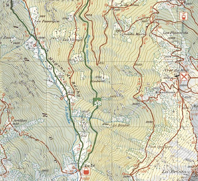 Vallon de Réchy, 1:25‘000, Hiking Map