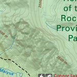 Connor Lakes – Height of the Rockies Provincial Park Map BC