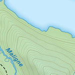 Maligne Lake Topo Map – Jasper National Park