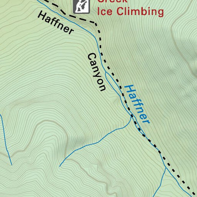 Marble Canyon Topo Map – Kootenay National Park