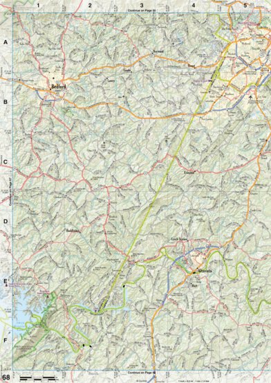 Virginia Atlas & Gazetteer Page 68