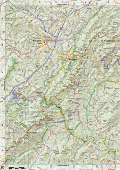 Virginia Atlas & Gazetteer Page 50