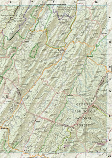 Virginia Atlas & Gazetteer Page 29