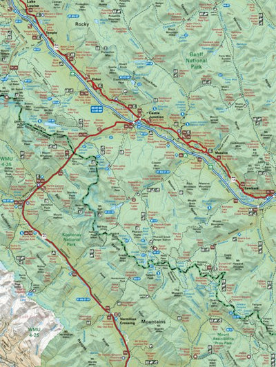 CRCR09 Castle Junction - Canadian Rockies Topo