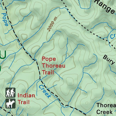 CRCR36 Topaz Lake - Canadian Rockies Topo