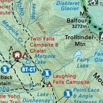 CRCR13 Wapta Icefield - Canadian Rockies Topo