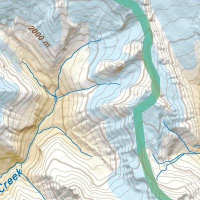 CRCR17 Columbia Icefield - Canadian Rockies Topo