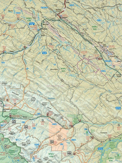 CRCR32 Coalspur - Canadian Rockies Topo