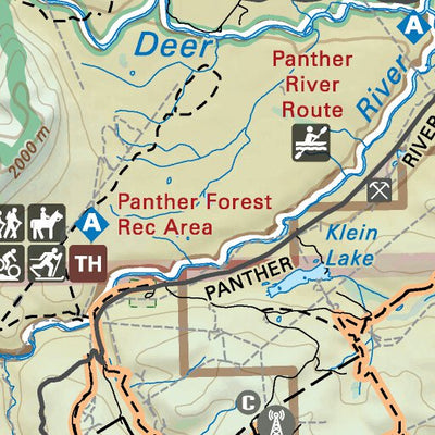 CRCR15 Panther River - Canadian Rockies Topo