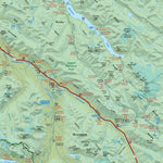 CRCR24 Maligne Lake - Canadian Rockies Topo