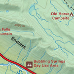 CRCR24 Maligne Lake - Canadian Rockies Topo