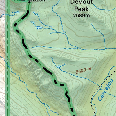 CRCR35 Smoky River - Canadian Rockies Topo