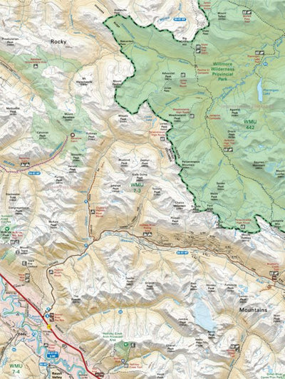 CRCR34 Holmes River - Canadian Rockies Topo