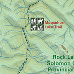 CRCR37 Rock Lake - Canadian Rockies Topo