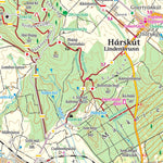 Bakony / Balaton-felvidék turista-biciklis térkép, Tourist Biking Map,