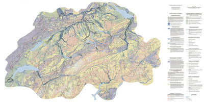 Groundwater Resources in Switzerland, 1:500,000