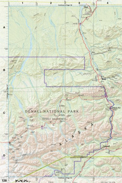Alaska Atlas & Gazetteer Page 128