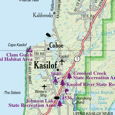 Alaska Atlas & Gazetteer Page 78