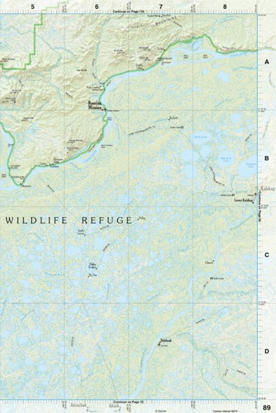 Alaska Atlas & Gazetteer Page 89