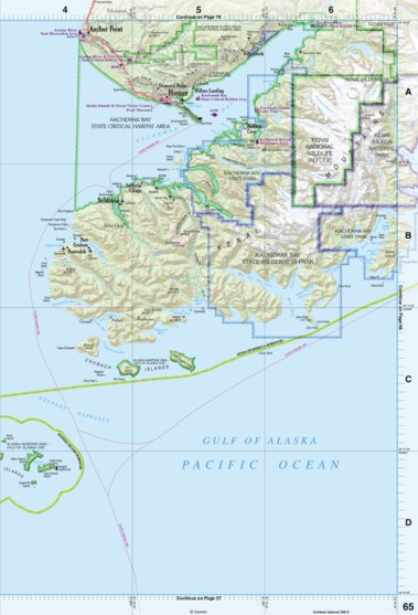 Alaska Atlas & Gazetteer Page 65