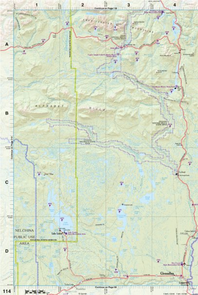 Alaska Atlas & Gazetteer Page 114