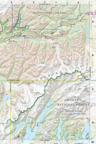 Alaska Atlas & Gazetteer Page 97