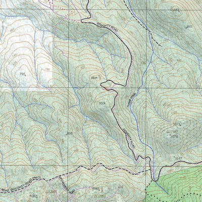 Getlost Map 8123-1 BULLER Victoria Topographic Map V15 1:25,000