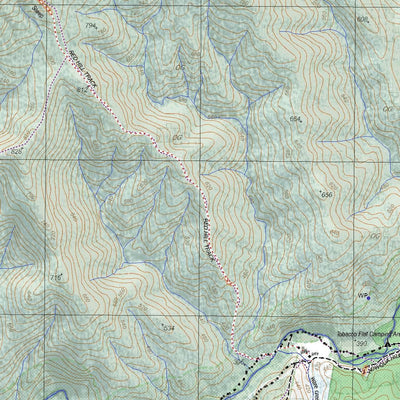 Getlost Map 8123-1 BULLER Victoria Topographic Map V15 1:25,000