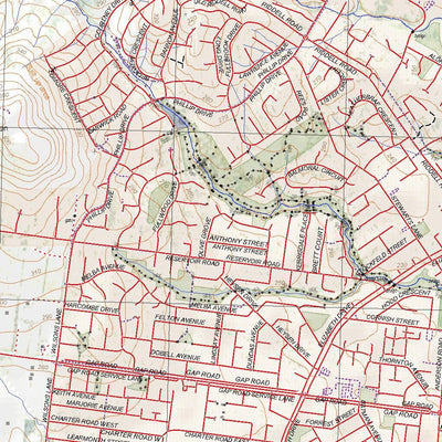 Getlost Map 7822-4 SUNBURY Victoria Topographic Map V15 1:25,000