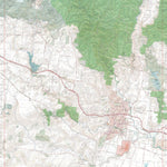 Getlost Map 7722-1 BACCHUS MARSH Victoria Topographic Map V15 1:25,000