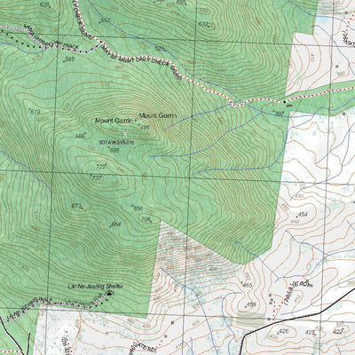Getlost Map 7523-3 BUANGOR Victoria Topographic Map V15 1:25,000