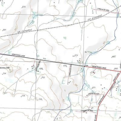 Getlost Map 7723-2 TRENTHAM Victoria Topographic Map V15 1:25,000