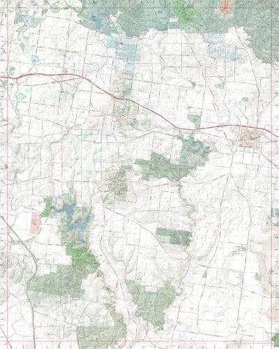 Getlost Map 7722-4 BALLAN Victoria Topographic Map V15 1:25,000