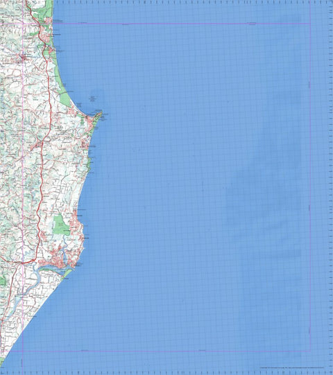 Getlost Map 9640 BALLINA NSW Topographic Map V15 1:75,000