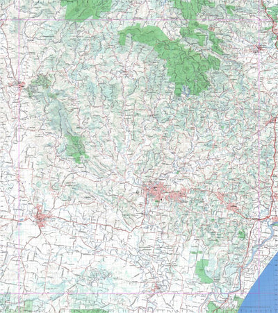 Getlost Map 9540 LISMORE NSW Topographic Map V15 1:75,000