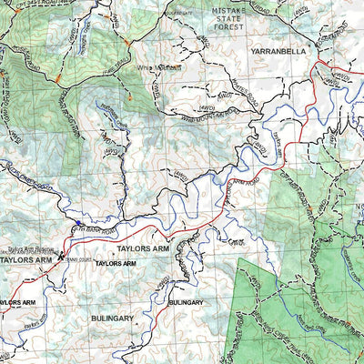 Getlost Map 9436 MACKSVILLE NSW Topographic Map V15 1:75,000