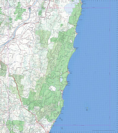 Getlost Map 9538 BARE POINT NSW Topographic Map V15 1:75,000