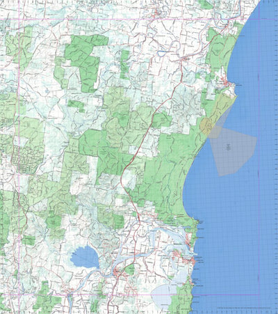Getlost Map 9539 WOODBURN NSW Topographic Map V15 1:75,000