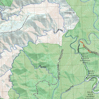 Getlost Map 9236 ARMIDALE NSW Topographic Map V15 1:75,000