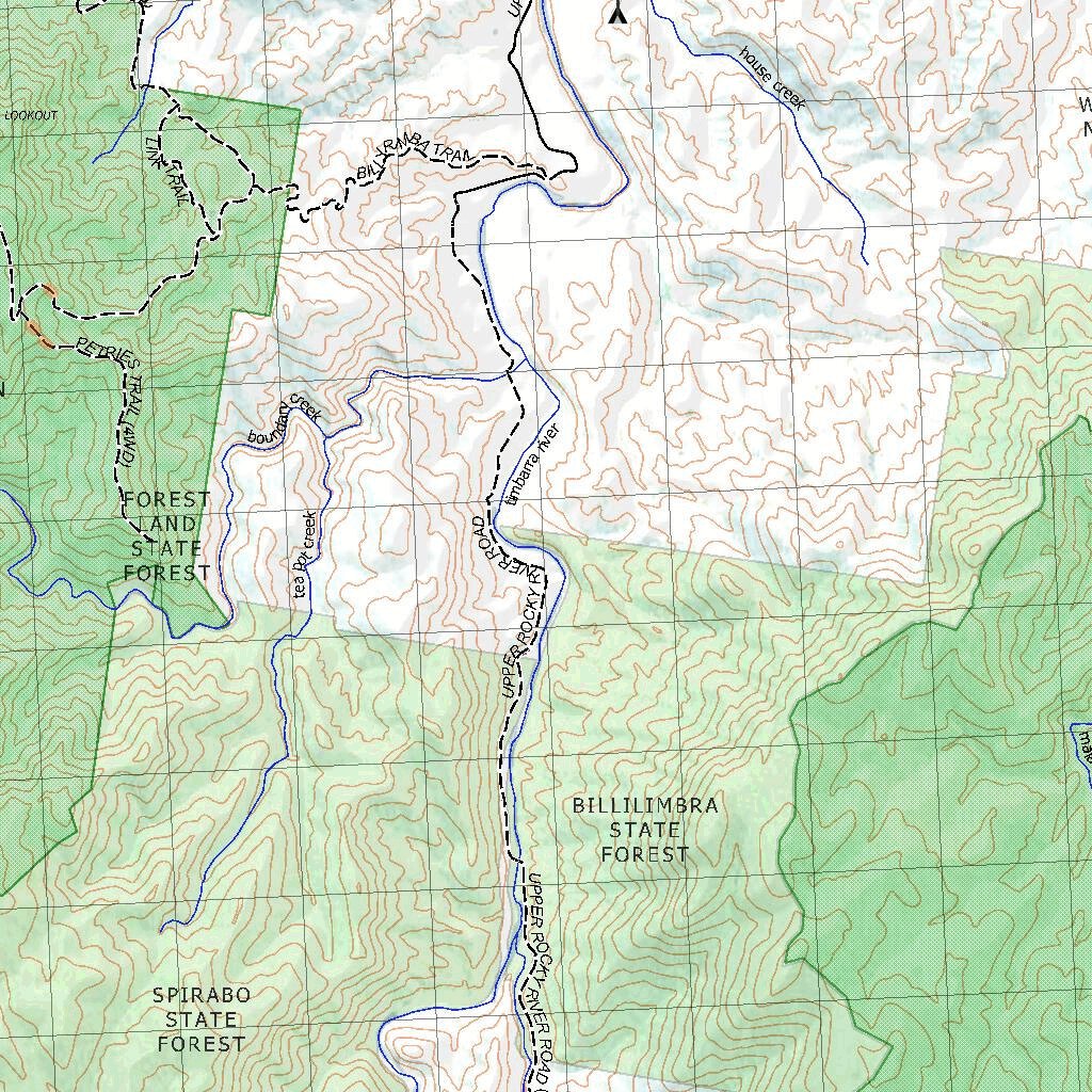 Teispid Map Getlost Map 9339 TENTERFIELD NSW Topographic Map V15 1:75,000 by ...