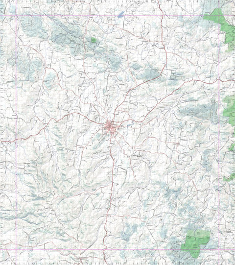 Getlost Map 9238 GLEN INNES NSW Topographic Map V15 1:75,000