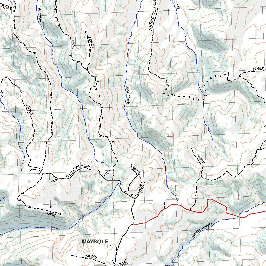 Getlost Map 9238 GLEN INNES NSW Topographic Map V15 1:75,000 by Getlost ...