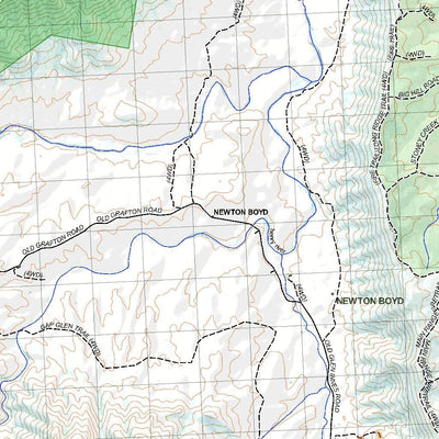 Getlost Map 9338 NEWTON BOYD NSW Topographic Map V15 1:75,000