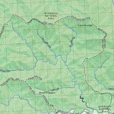 Getlost Map 9338 NEWTON BOYD NSW Topographic Map V15 1:75,000