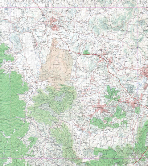 Getlost Map 9132 CESSNOCK NSW Topographic Map V15 1:75,000