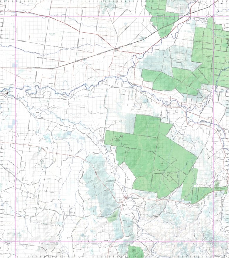 Getlost Map 9040 YETMAN NSW Topographic Map V15 1:75,000 by Getlost ...