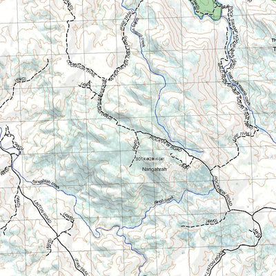 Getlost Map 9037 COBBADAH NSW Topographic Map V15 1:75,000