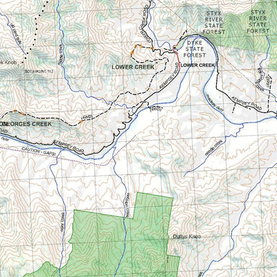 Getlost Map 9336 CARRAI NSW Topographic Map V15 1:75,000