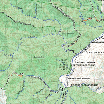 Getlost Map 9336 CARRAI NSW Topographic Map V15 1:75,000